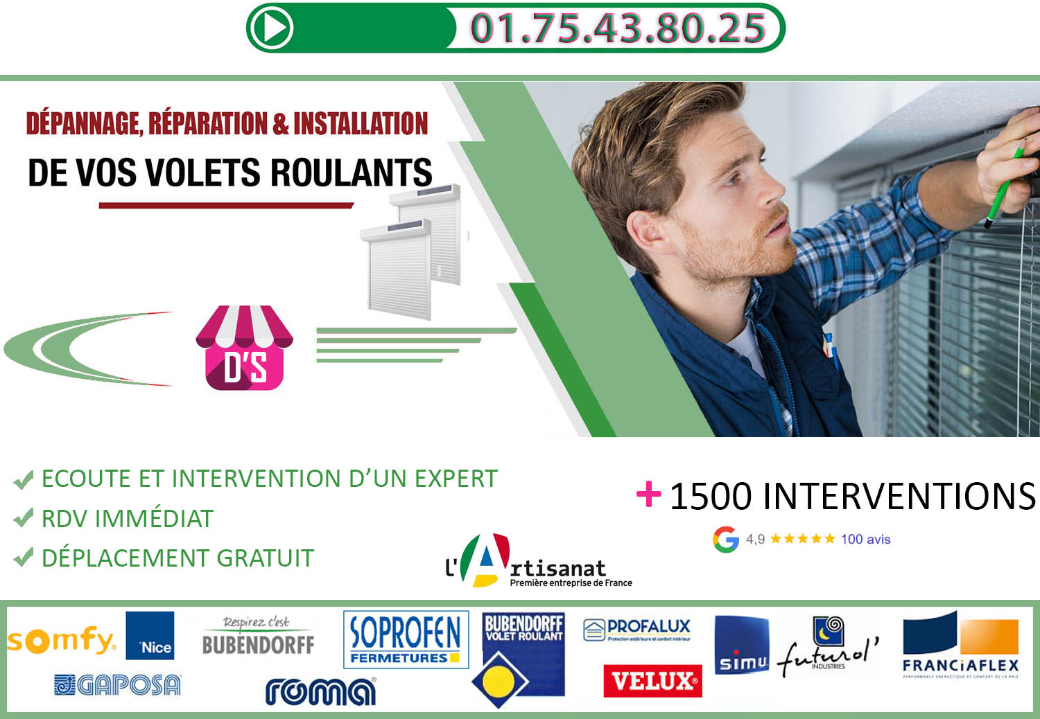 Depannage Volet Roulant Ablon sur Seine 94480